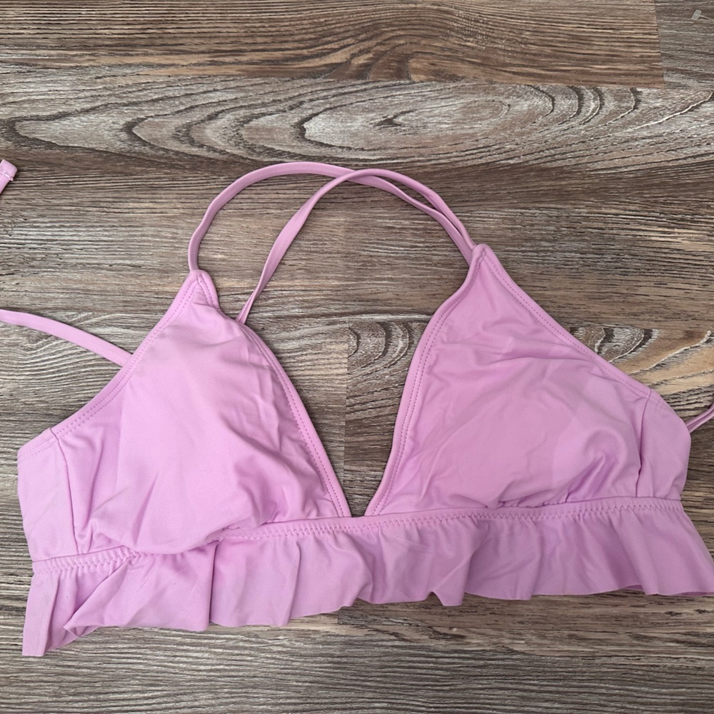 Pastel purple bikini top